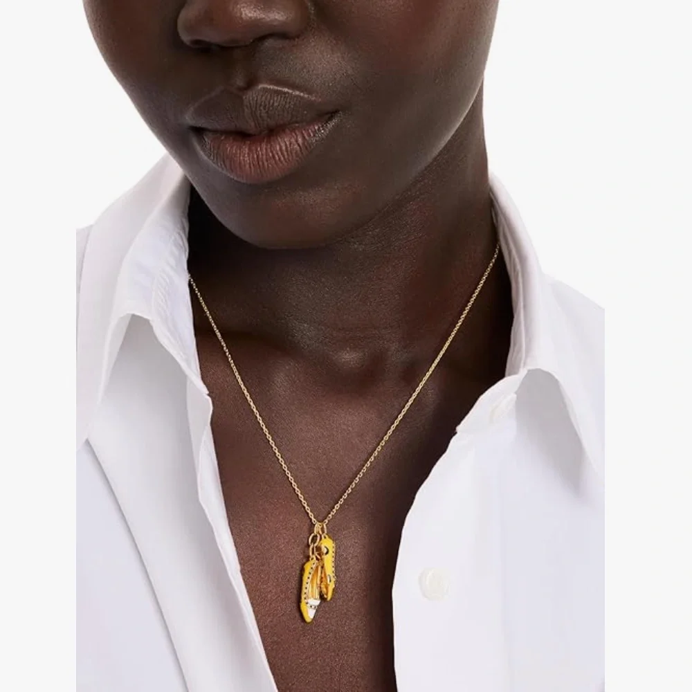 $78 kate spade New York Minute Mini Gogo Taxi Flats Pendant, Multi Color